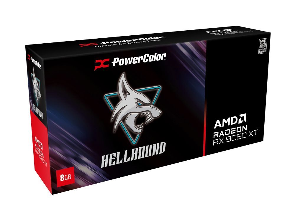 PowerColor RX9060 XT 8GB DDR6 Hellhound
