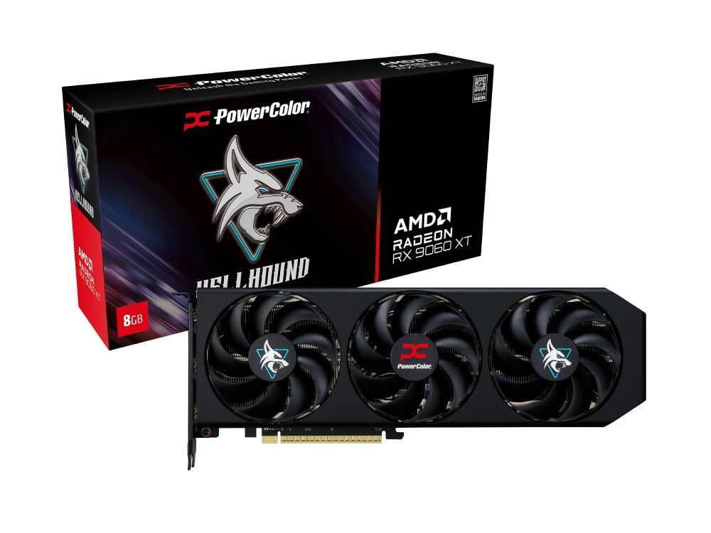PowerColor RX9060 XT 8GB DDR6 Hellhound