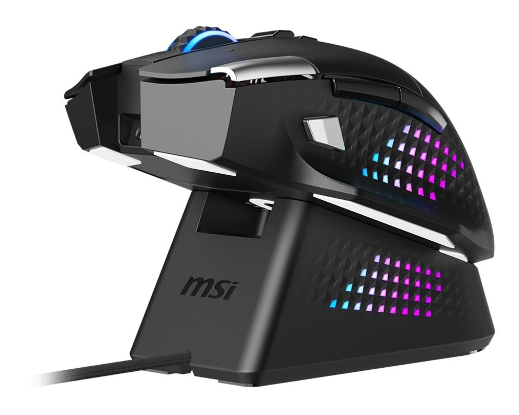 Msi Versa Pro Wireless + Mouse Dock Pro Gaming Mouse Black Msi Versa Pro Wireless + Mouse Dock Pro Gaming Mouse Black