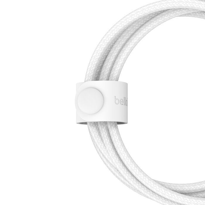 Belkin BoostCharge Pro 2-in-1 Cable with USB-C and Lightning Connector 1,5m White Belkin BoostCharge Pro 2-in-1 Cable with USB-C and Lightning Connector 1,5m White