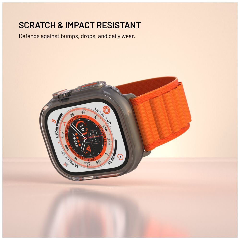 FIXED tok védő üveggel Apple Watch Ultra 49mm/Ultra 2 49mm, átlátszó