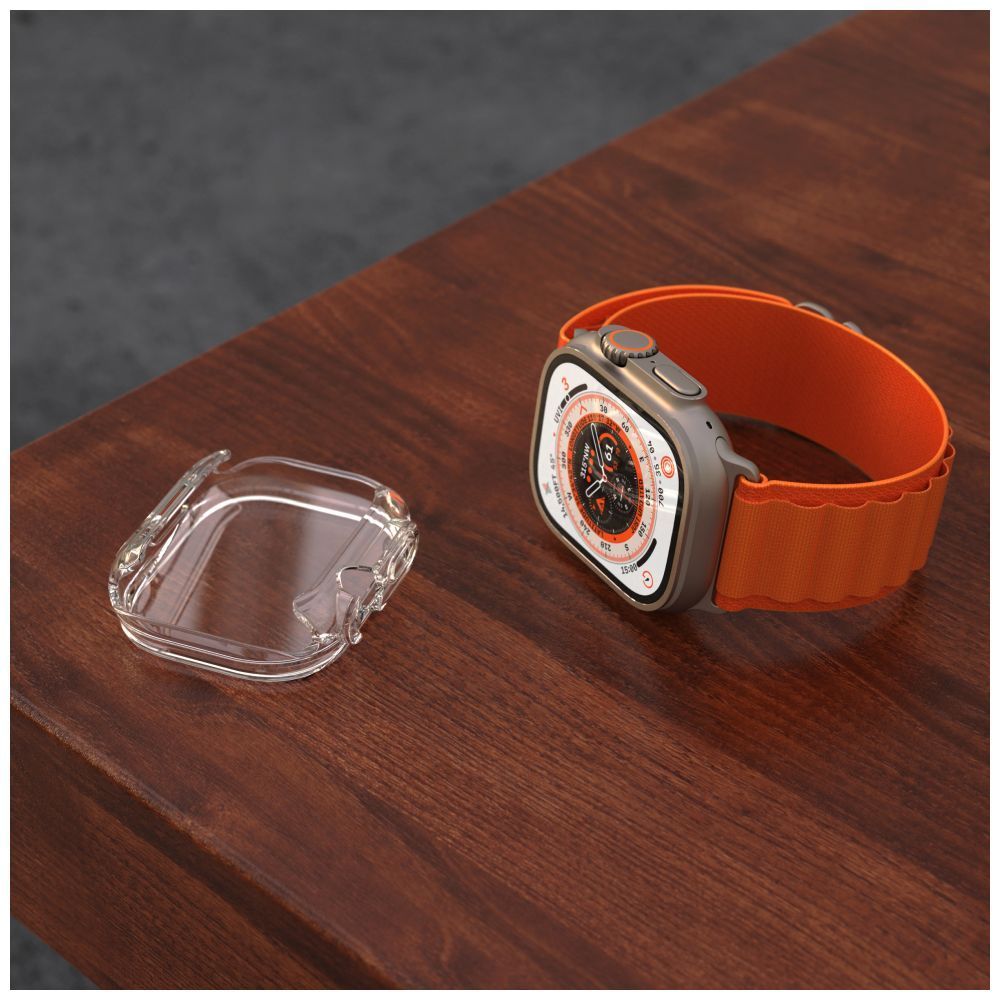 FIXED tok védő üveggel Apple Watch Ultra 49mm/Ultra 2 49mm, átlátszó