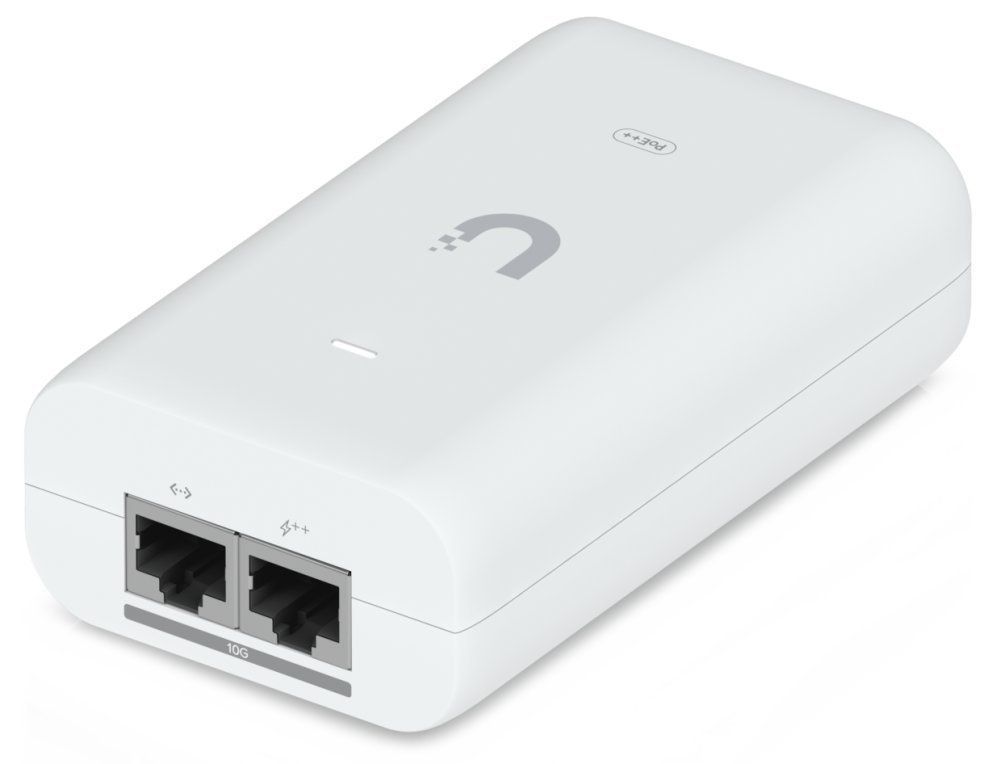 Ubiquiti UniFi 10G PoE++ Adapter (60W) White Ubiquiti UniFi 10G PoE++ Adapter (60W) White