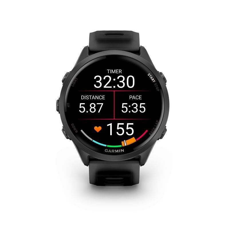 Garmin Forerunner 570 47mm Slate Gray Aluminum with Translucent Black/Black Band Garmin Forerunner 570 47mm Slate Gray Aluminum with Translucent Black/Black Band