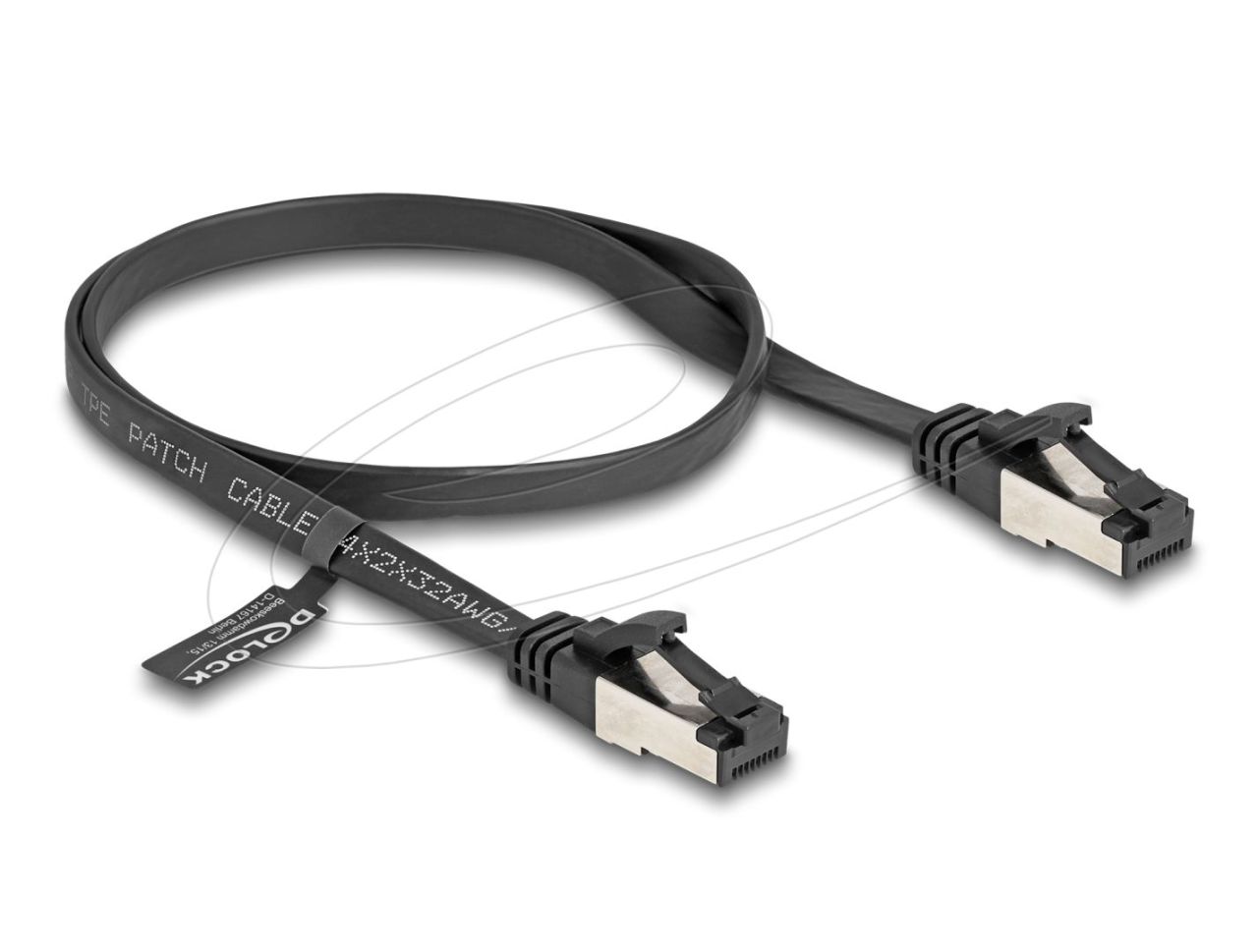DeLock CAT8.1 Patch Cable 0,5m Black DeLock CAT8.1 Patch Cable 0,5m Black