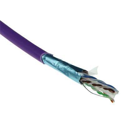 ACT CAT6A F-UTP Installation cable 500m Violet ACT CAT6A F-UTP Installation cable 500m Violet