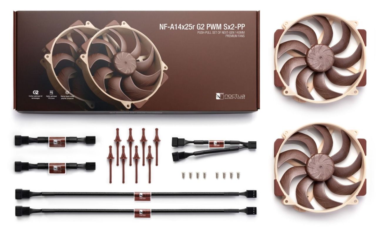Noctua NF-A14x25r G2 PWM Sx2-PP Noctua NF-A14x25r G2 PWM Sx2-PP