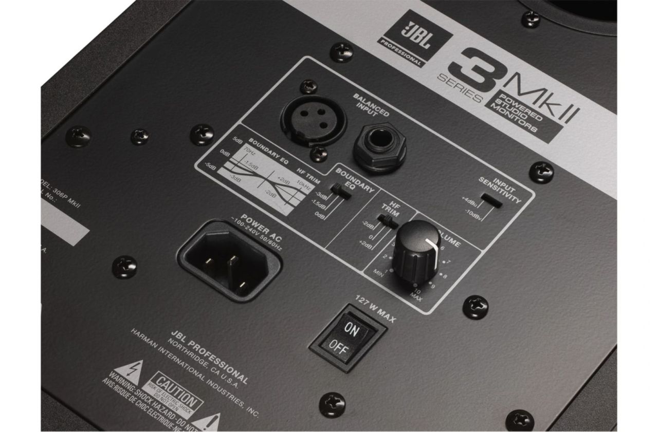 JBL 306P MKII 2-way Wired Black