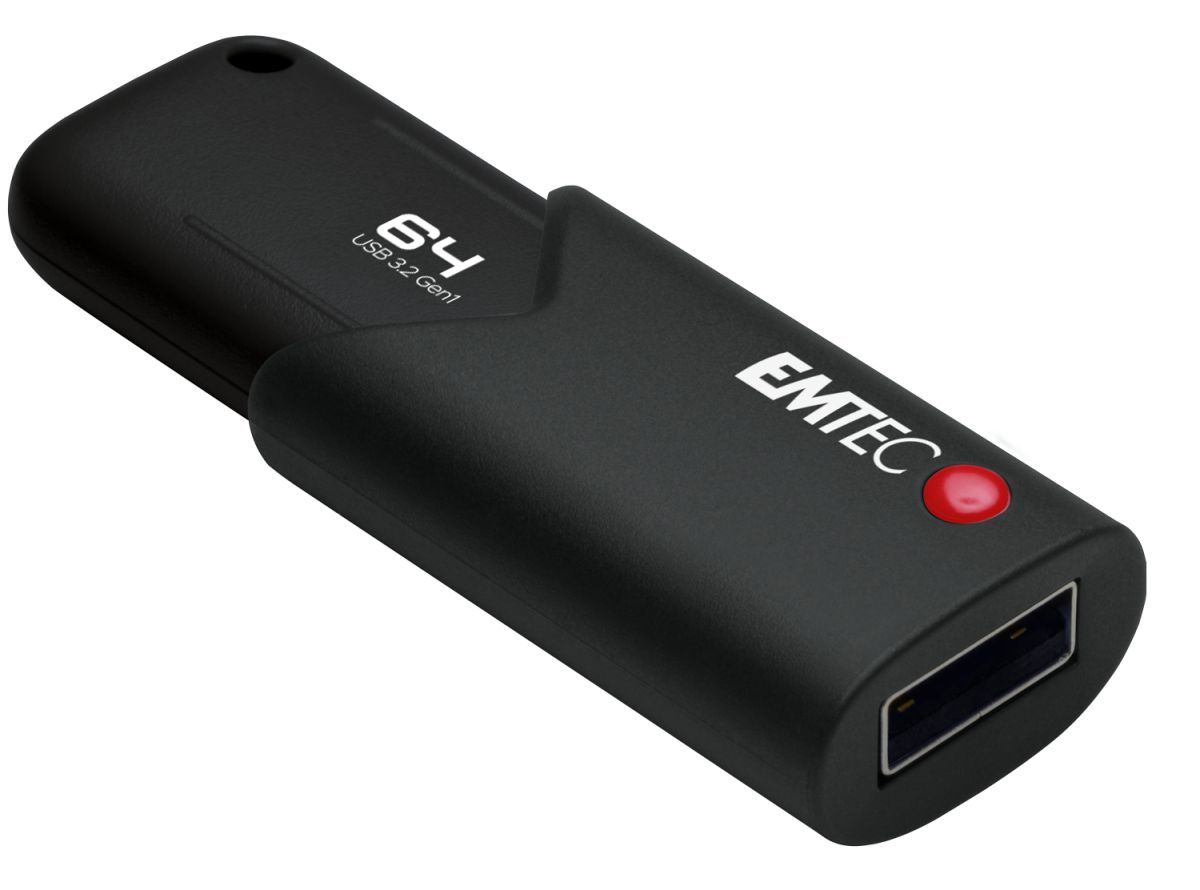 Emtec 64GB B120 Click Secure USB3.2 Black Emtec 64GB B120 Click Secure USB3.2 Black