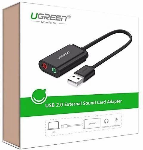 UGREEN USB 2.0 External Hangkártya UGREEN USB 2.0 External Hangkártya