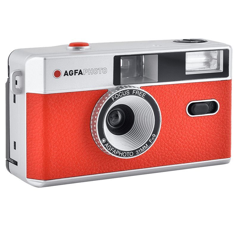 Agfaphoto Reusable Analog Film cameras 35mm Red Agfaphoto Reusable Analog Film cameras 35mm Red