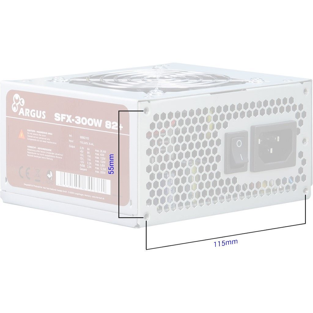 Inter-Tech 300W Argus SFX-300W Retail Inter-Tech 300W Argus SFX-300W Retail