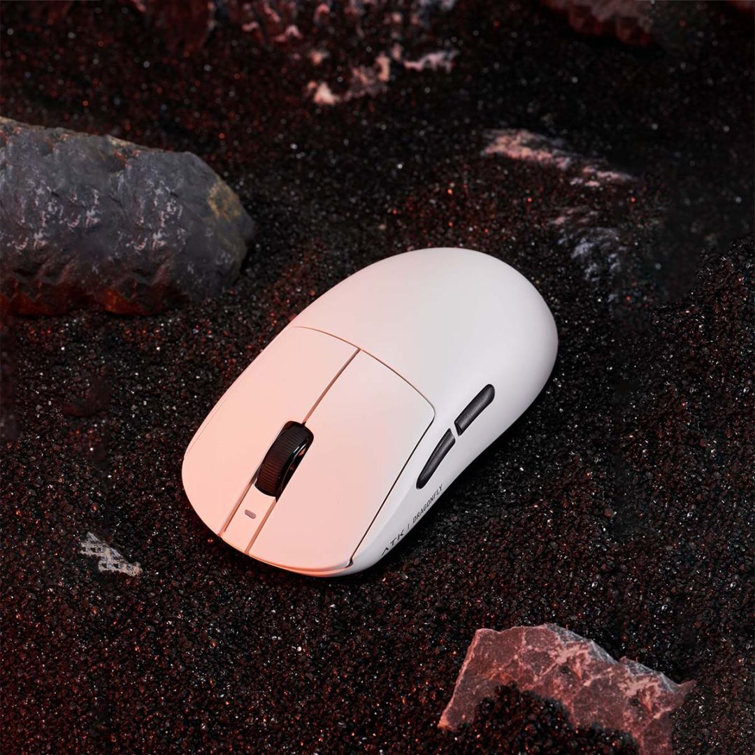 ATK Dragonfly A9 SE Gaming Wireless Bluetooth Mouse White ATK Dragonfly A9 SE Gaming Wireless Bluetooth Mouse White