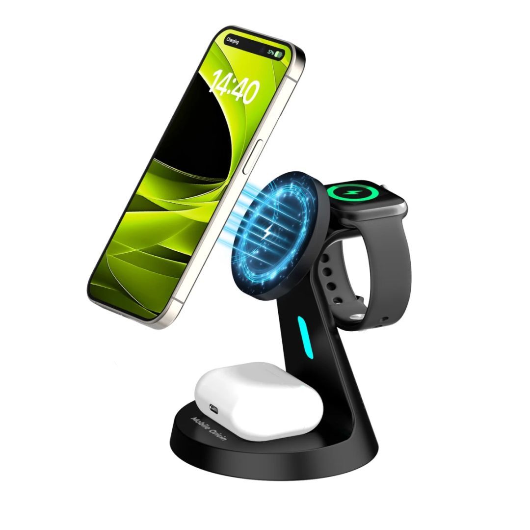 FIXED Mobile Origin 3in1 Wireless Magnetic Stand PW9 FIXED Mobile Origin 3in1 Wireless Magnetic Stand PW9