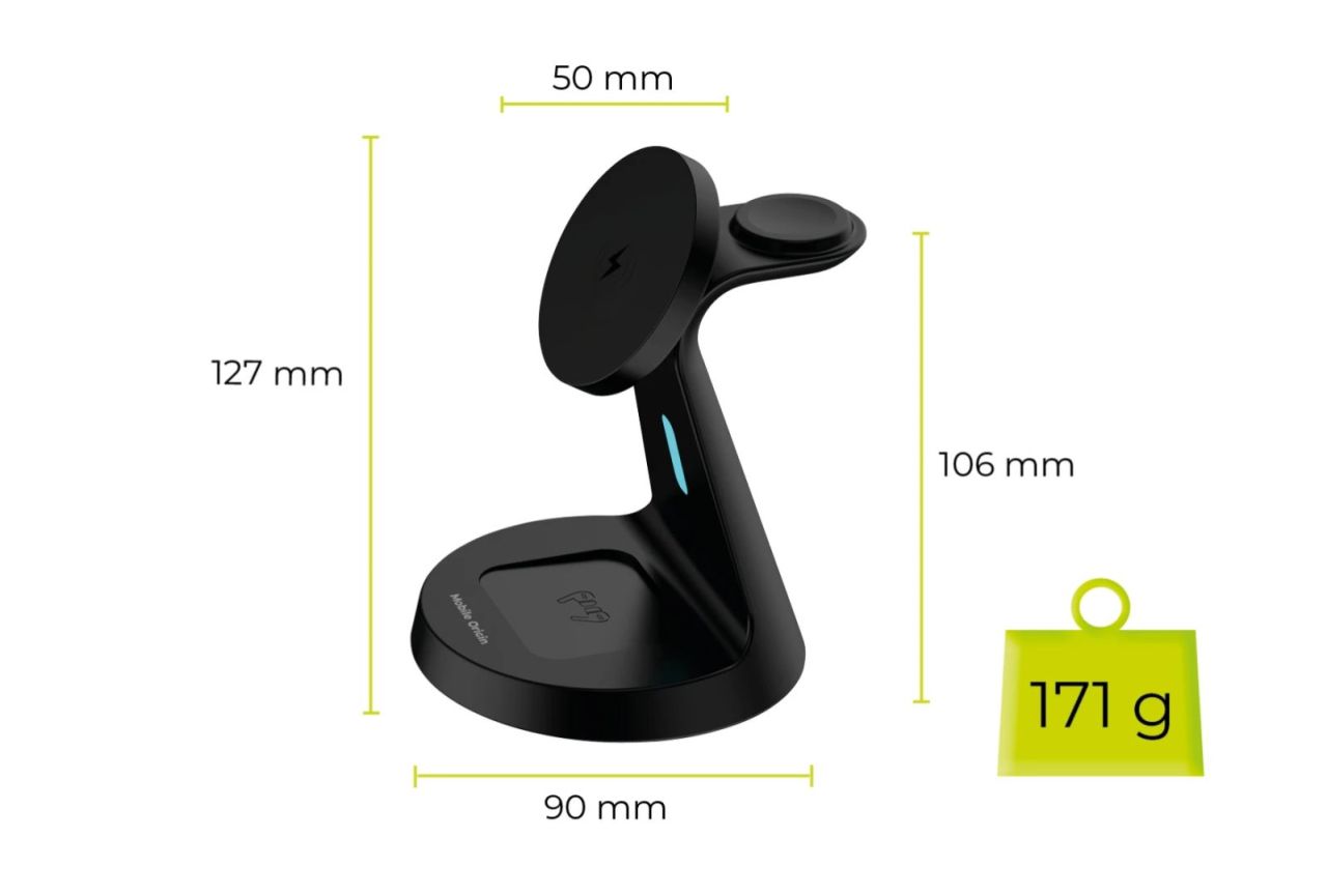 FIXED Mobile Origin 3in1 Wireless Magnetic Stand PW9 FIXED Mobile Origin 3in1 Wireless Magnetic Stand PW9