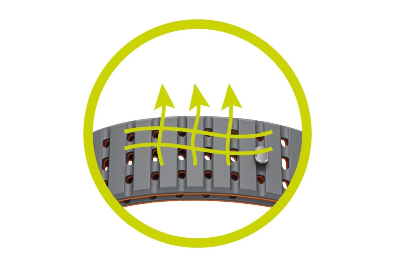 Mobile Origin Magnetic Strap for AW 44/45/46/49mm Grey/Orange