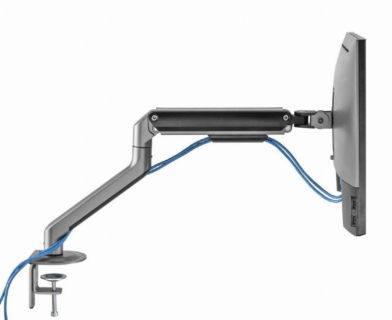Gembird MA-DA1-05 Desk mounted adjustable monitor arm 17"-32" Space Grey Gembird MA-DA1-05 Desk mounted adjustable monitor arm 17"-32" Space Grey