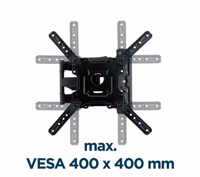 Gembird WM-55ST-01 Premium full-motion TV wall mount 32”-55” Black Gembird WM-55ST-01 Premium full-motion TV wall mount 32”-55” Black