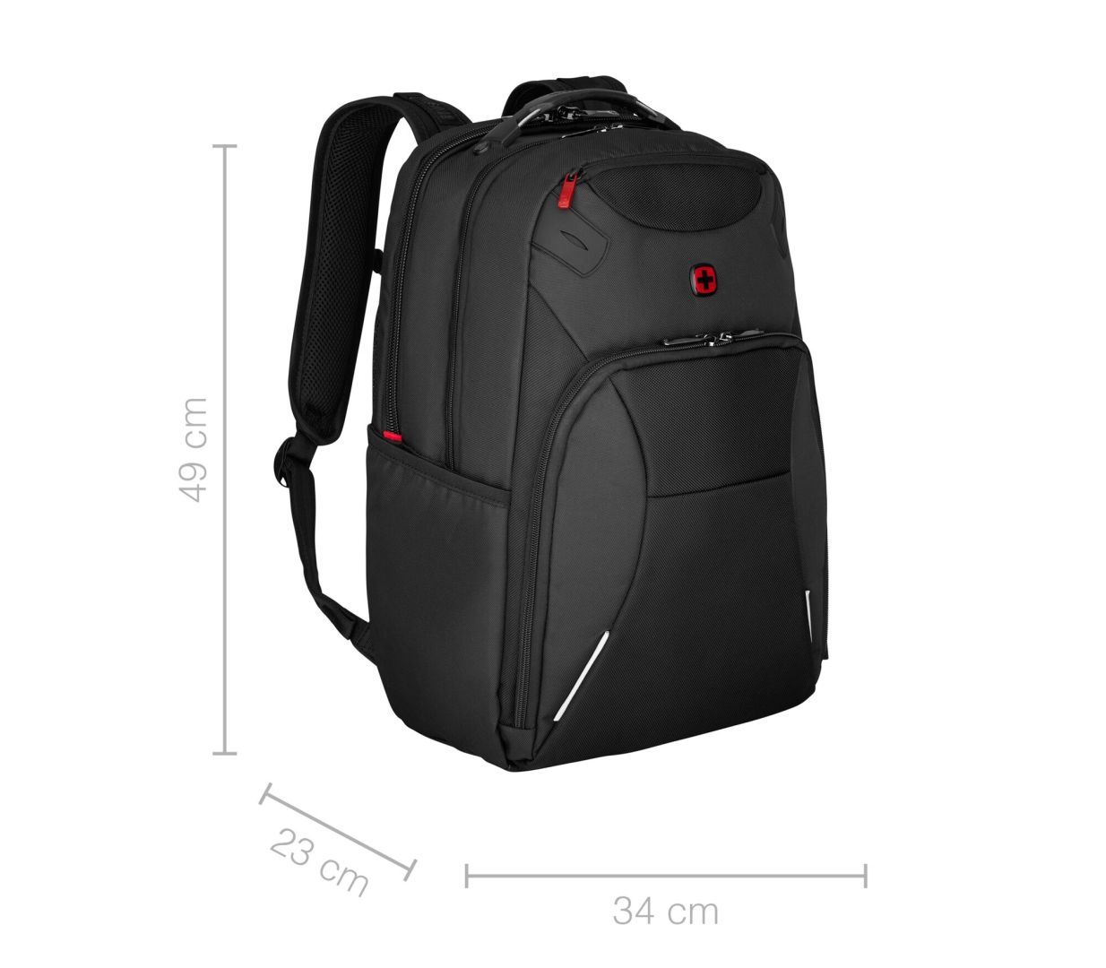 Wenger Cosmic 17" Laptop Backpack with Tablet Pocket Black Wenger Cosmic 17" Laptop Backpack with Tablet Pocket Black