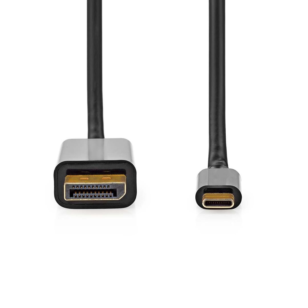 Nedis USB-C MaleMale to DisplayPort Male cable 2m Black Nedis USB-C MaleMale to DisplayPort Male cable 2m Black