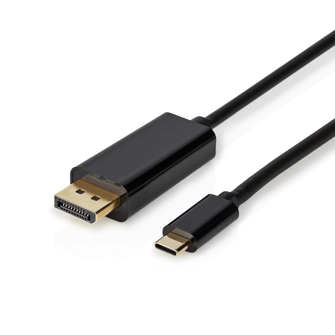 Nedis USB-C MaleMale to DisplayPort Male cable 2m Black Nedis USB-C MaleMale to DisplayPort Male cable 2m Black