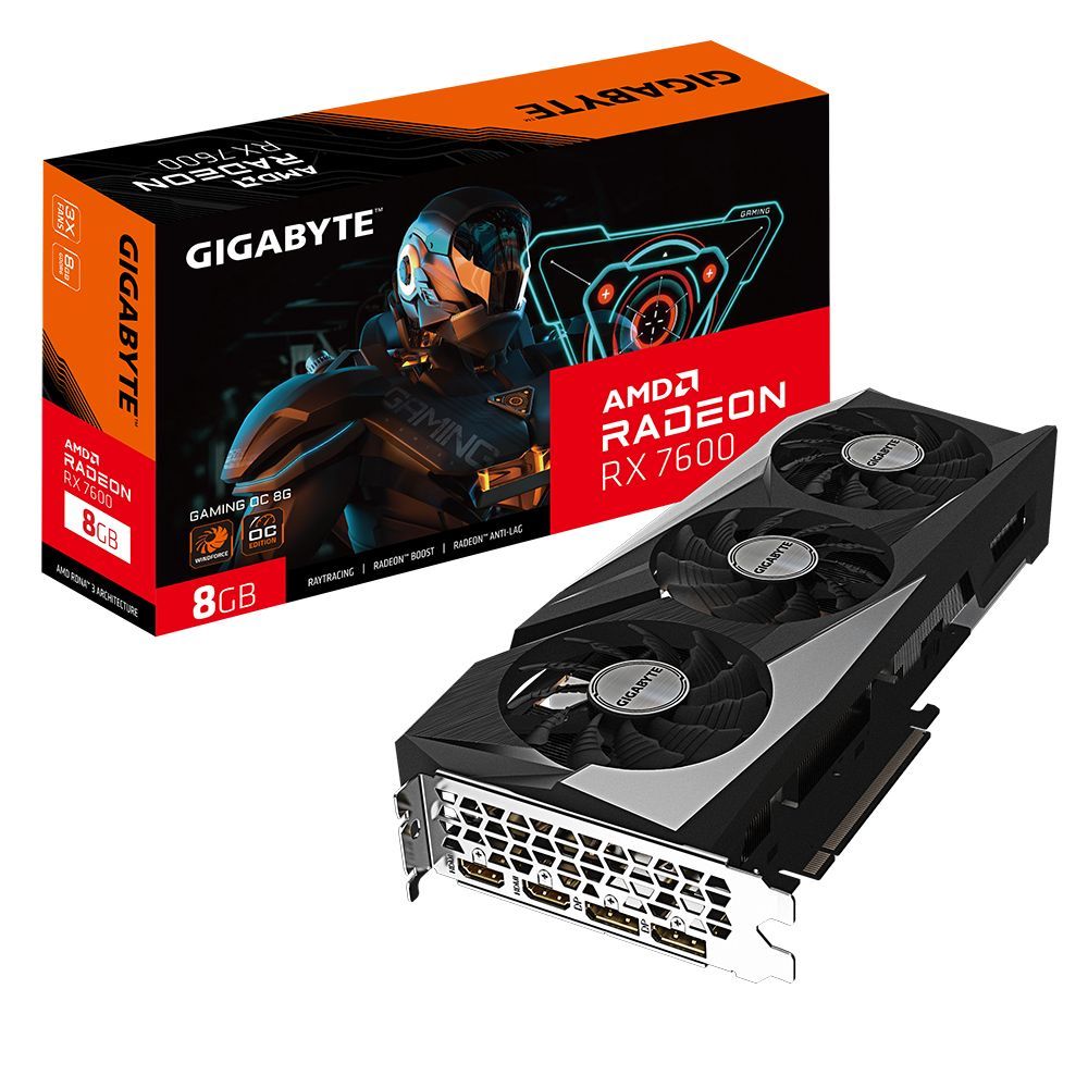 Gigabyte RX7600 GAMING OC 8G Gigabyte RX7600 GAMING OC 8G