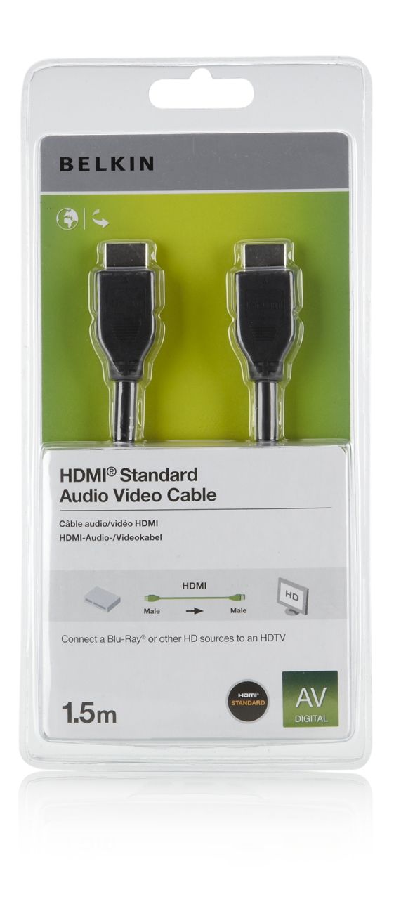 Belkin HDMI Digital Video Cable 1,5m Black Belkin HDMI Digital Video Cable 1,5m Black