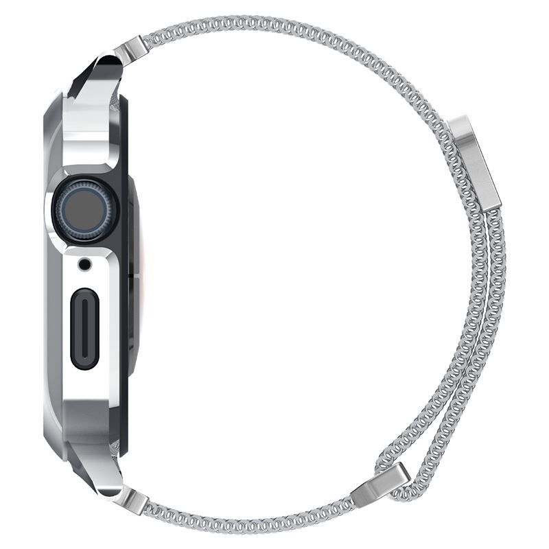 Spigen Metal Fit Pro, silver - Apple Watch 8/7 45mm Spigen Metal Fit Pro, silver - Apple Watch 8/7 45mm