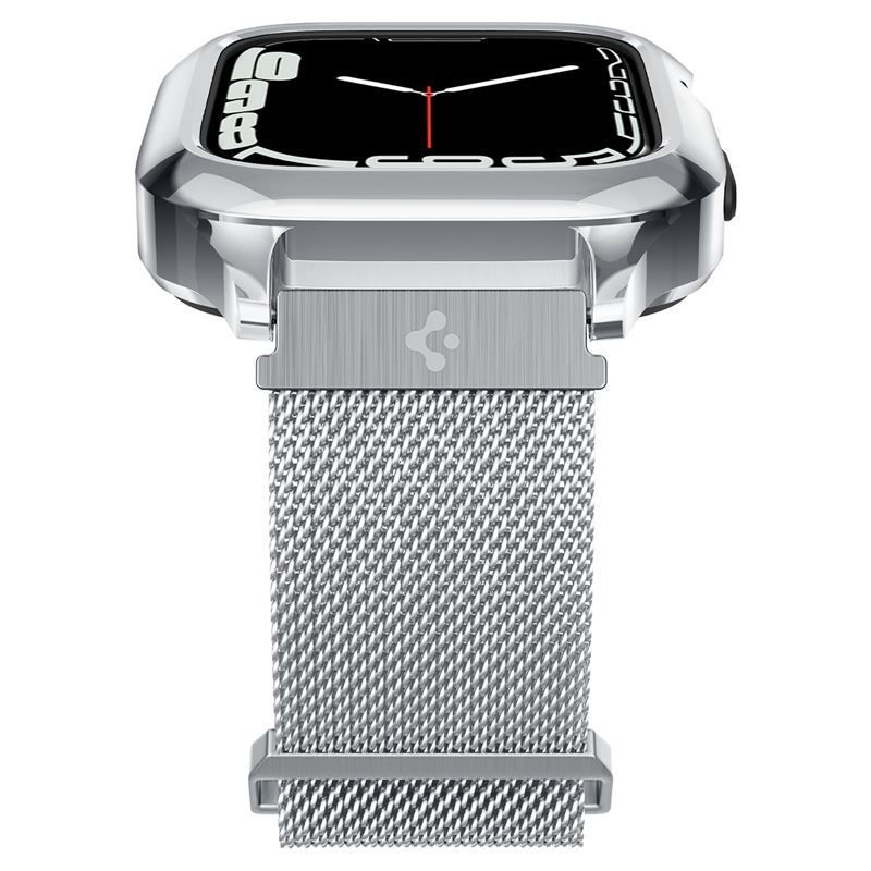 Spigen Metal Fit Pro, silver - Apple Watch 8/7 45mm Spigen Metal Fit Pro, silver - Apple Watch 8/7 45mm