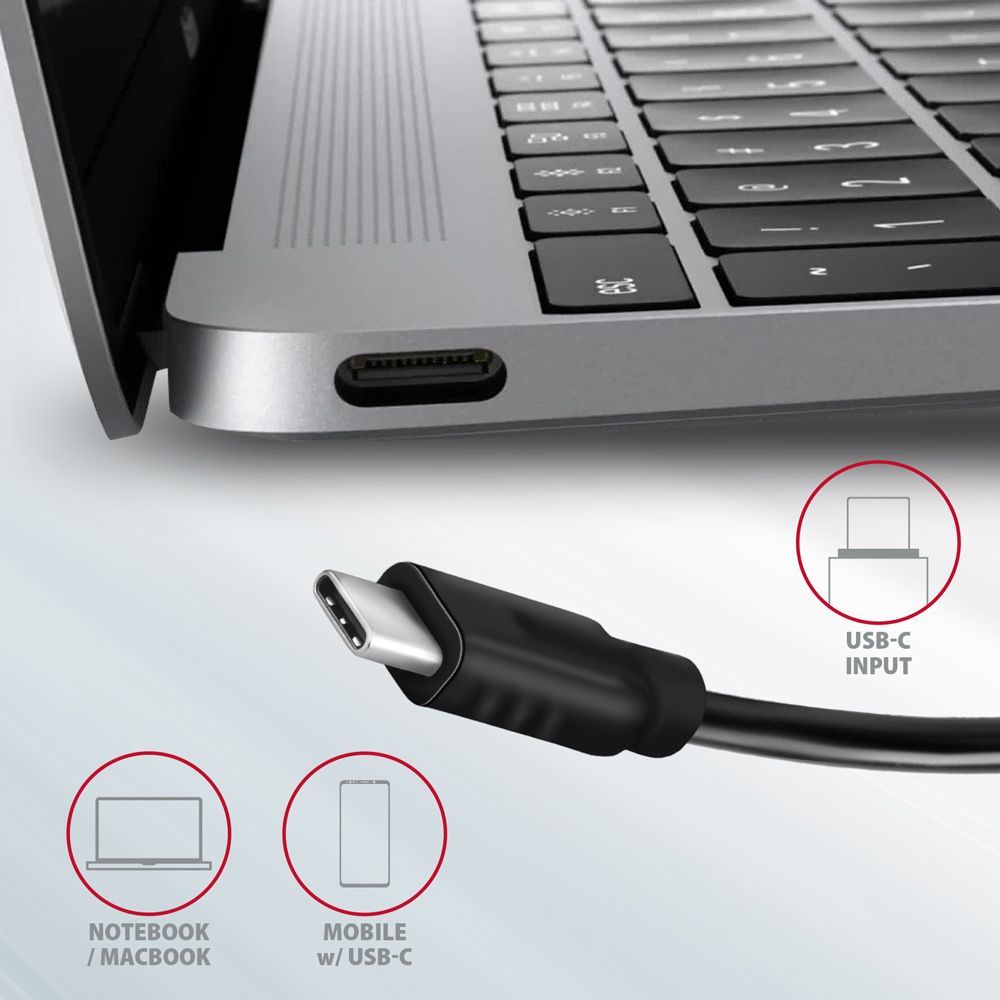 AXAGON HMC-5G21 USB-C 10Gbps SPEEDSTER 5in1 hub AXAGON HMC-5G21 USB-C 10Gbps SPEEDSTER 5in1 hub