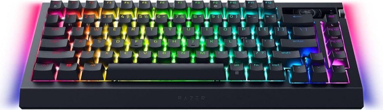 Razer BlackWidow V4 75% Mechanical Switches (Tactile) Keyboard Black US Razer BlackWidow V4 75% Mechanical Switches (Tactile) Keyboard Black US