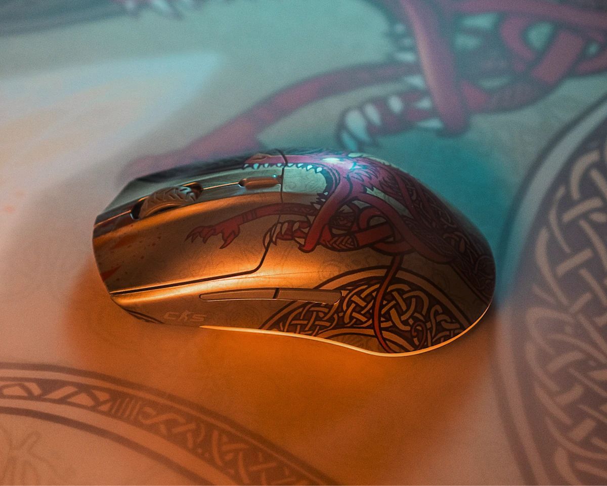 Steelseries CS2 Dragon Lore Edition Gaming Wireless Mouse Steelseries CS2 Dragon Lore Edition Gaming Wireless Mouse