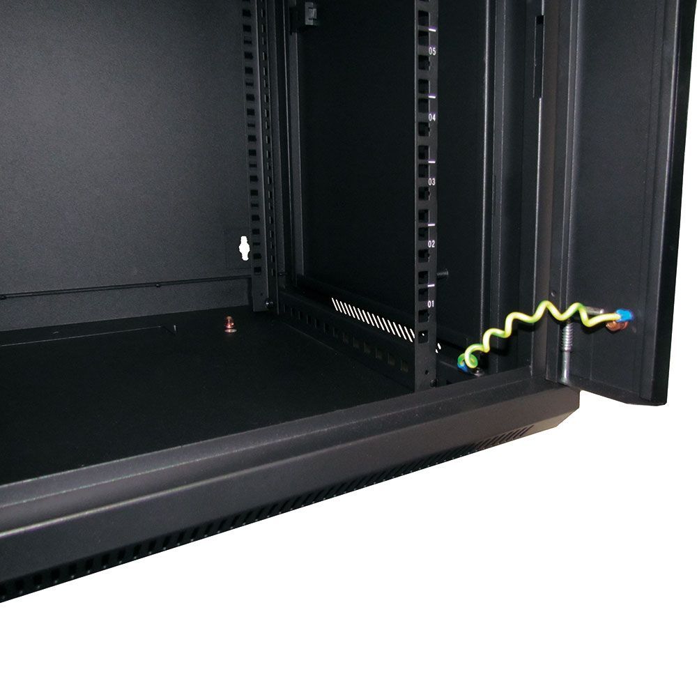 WP WPN-RWB-12606-B Falra szerelhető Rackszekrény Black WP WPN-RWB-12606-B Falra szerelhető Rackszekrény Black