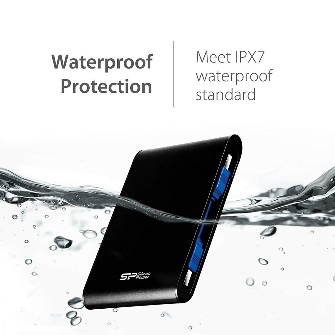 Silicon Power 1TB 2,5" USB3.0 Armor A80 Black Silicon Power 1TB 2,5" USB3.0 Armor A80 Black