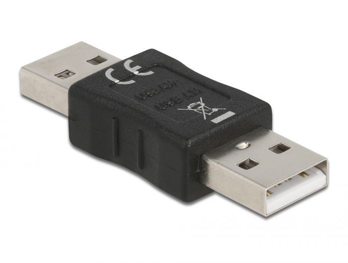 DeLock Adapter Gender Changer USB-A male - USB-A male DeLock Adapter Gender Changer USB-A male - USB-A male