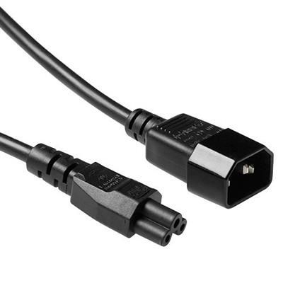 ACT Powercord C14 - C5 0,5m Black
