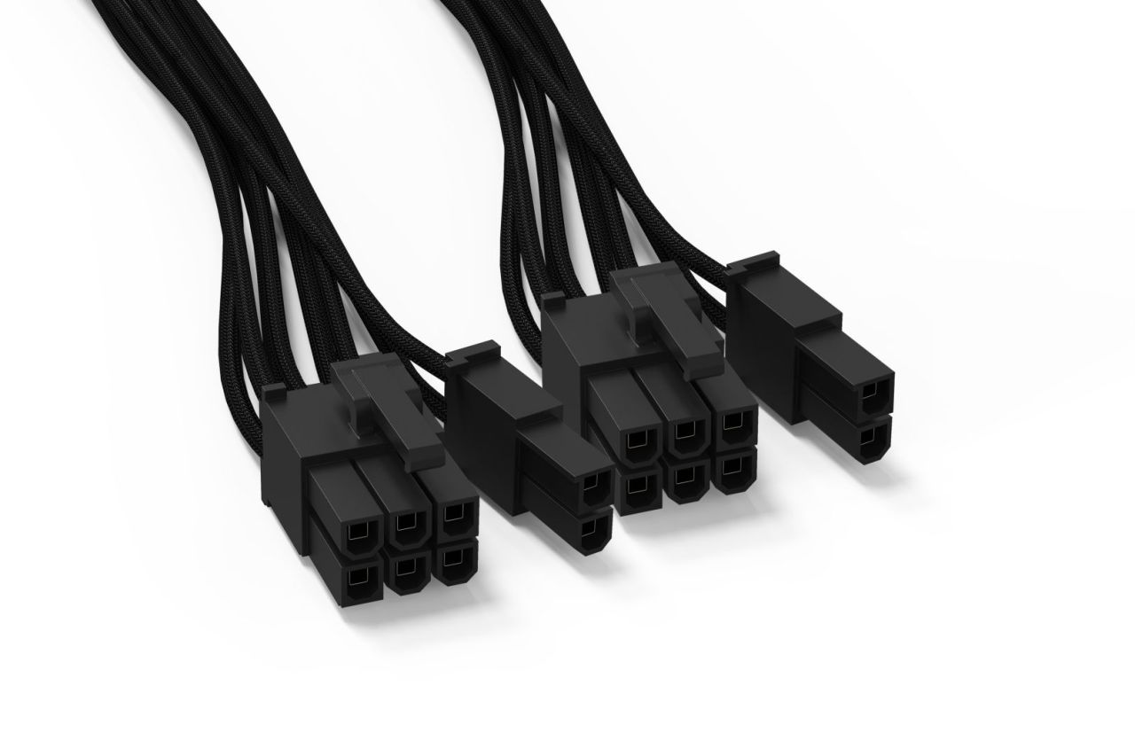 Be quiet! CP-6620 PCIe 6+2-pin Power Cable 0,6m Black Be quiet! CP-6620 PCIe 6+2-pin Power Cable 0,6m Black