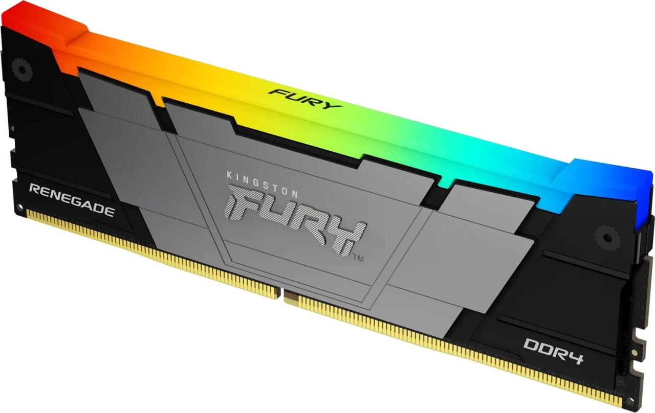 Kingston 32GB DDR4 3600MHz Kit(4x8GB) Fury Renegade RGB Black Kingston 32GB DDR4 3600MHz Kit(4x8GB) Fury Renegade RGB Black