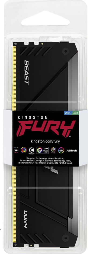 Kingston 32GB DDR4 3600MHz FURY Beast RGB Kingston 32GB DDR4 3600MHz FURY Beast RGB