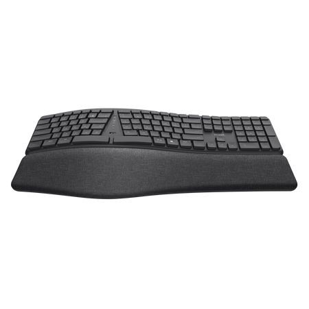 Trust Keyra Ergonomic multidevice Wireless Keyboard Black US