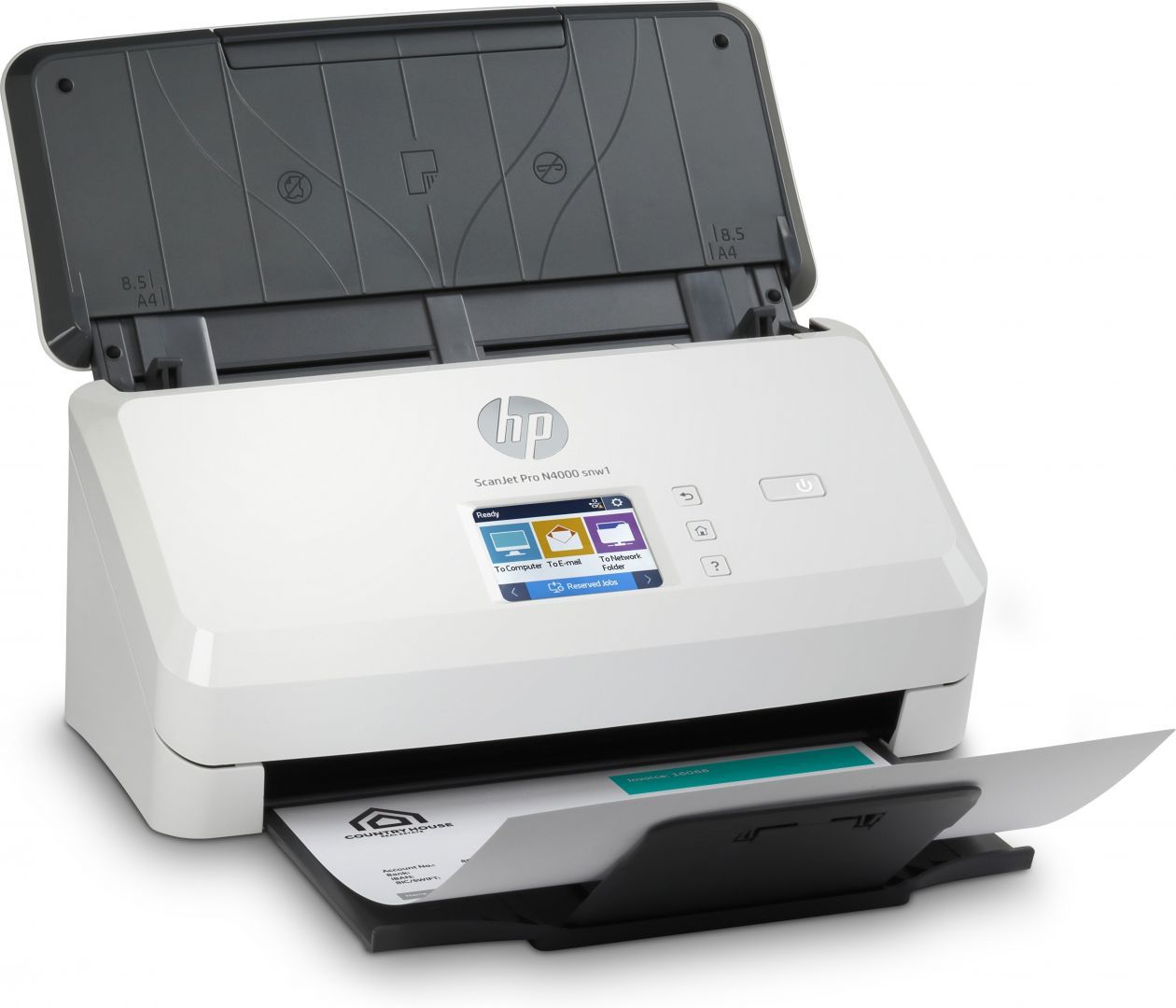 HP Scanjet Pro N4000 snw1 Lapáthúzos Szkenner White HP Scanjet Pro N4000 snw1 Lapáthúzos Szkenner White