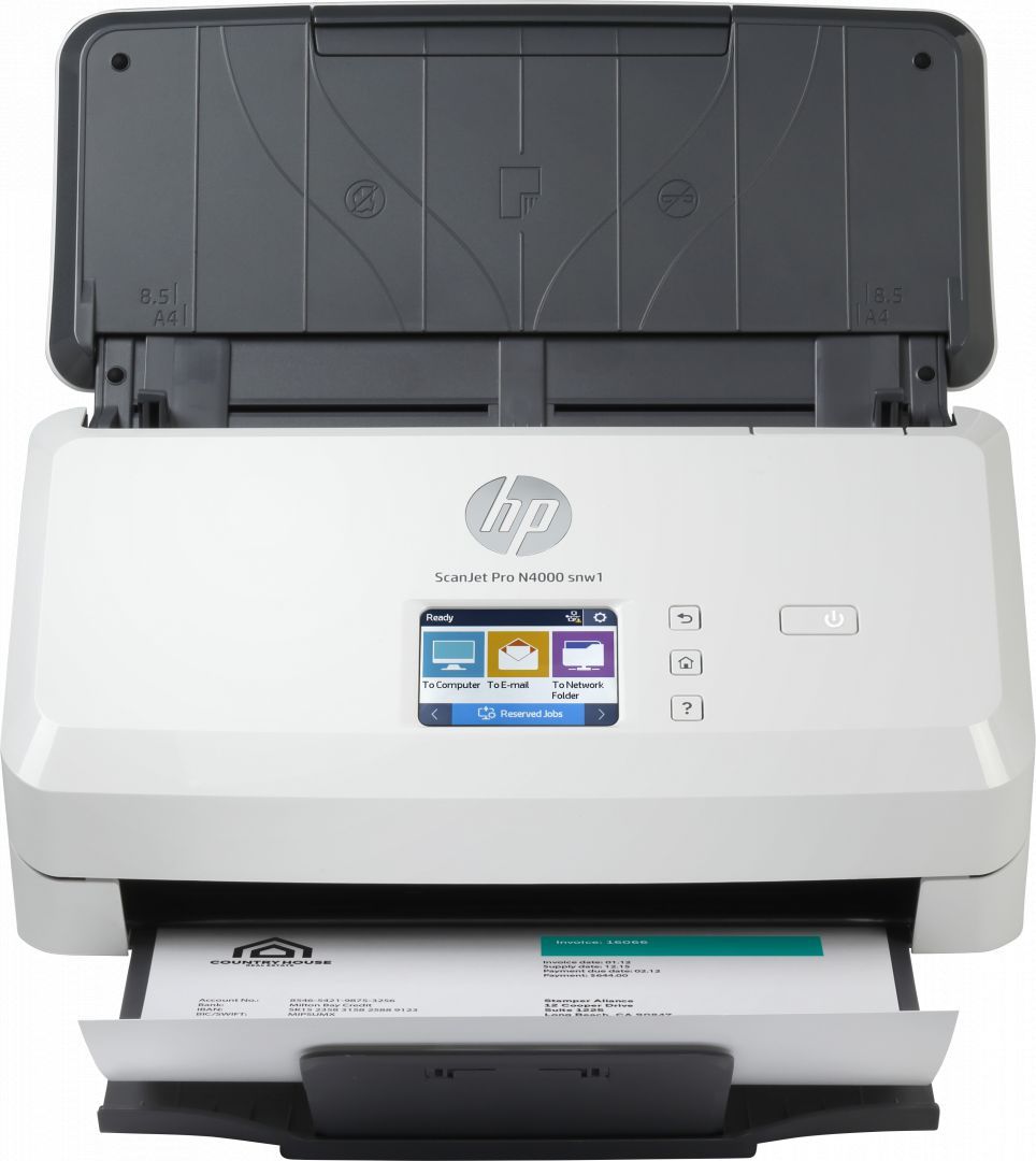 HP Scanjet Pro N4000 snw1 Lapáthúzos Szkenner White HP Scanjet Pro N4000 snw1 Lapáthúzos Szkenner White
