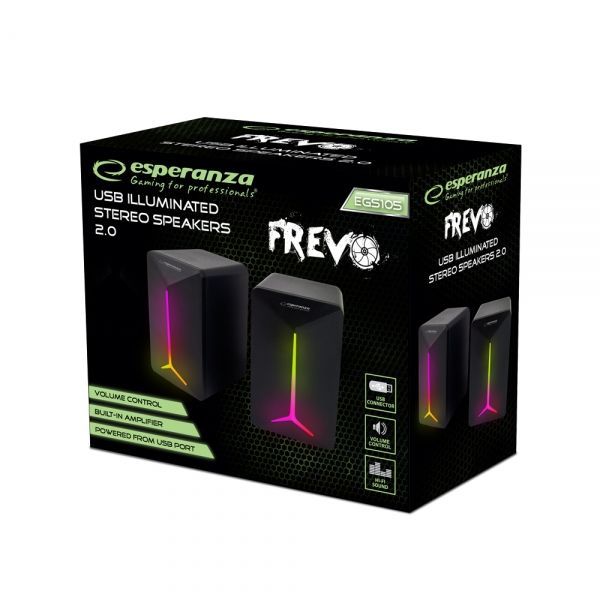 Esperanza Frevo 2.0 Speaker RGB Black Esperanza Frevo 2.0 Speaker RGB Black
