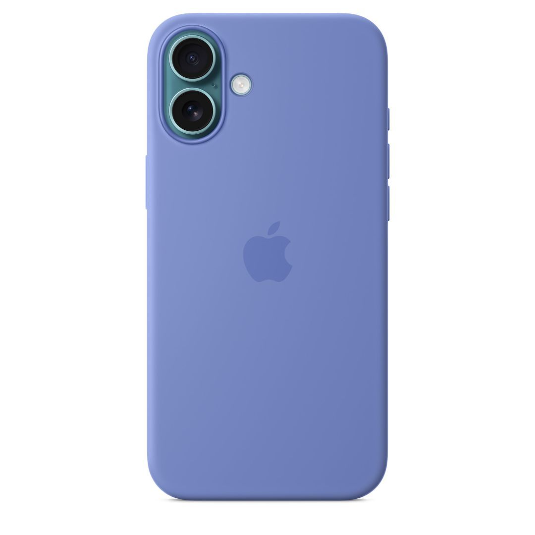 Apple iPhone 16 Plus Silicone Case with MagSafe Periwinkle (Seasonal) Apple iPhone 16 Plus Silicone Case with MagSafe Periwinkle (Seasonal)