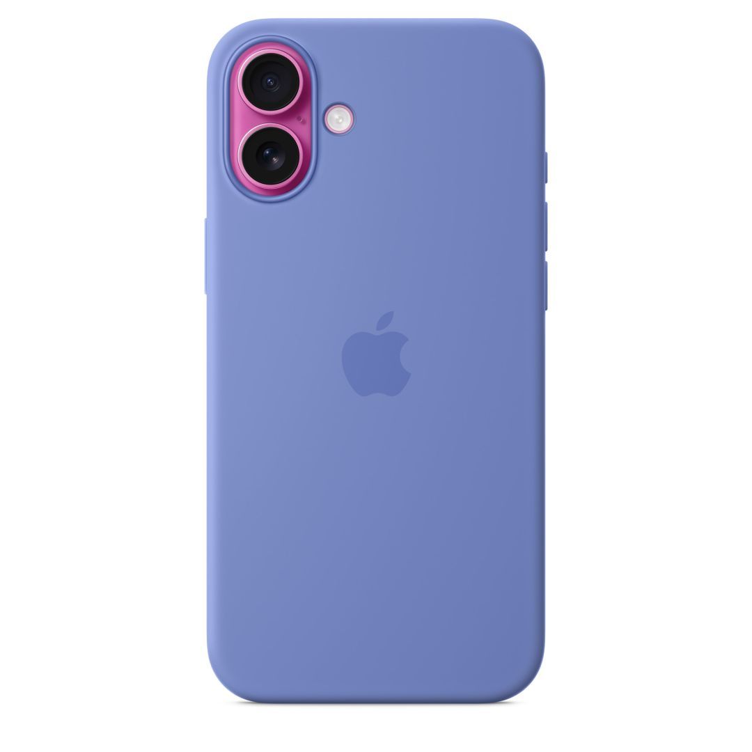 Apple iPhone 16 Plus Silicone Case with MagSafe Periwinkle (Seasonal) Apple iPhone 16 Plus Silicone Case with MagSafe Periwinkle (Seasonal)