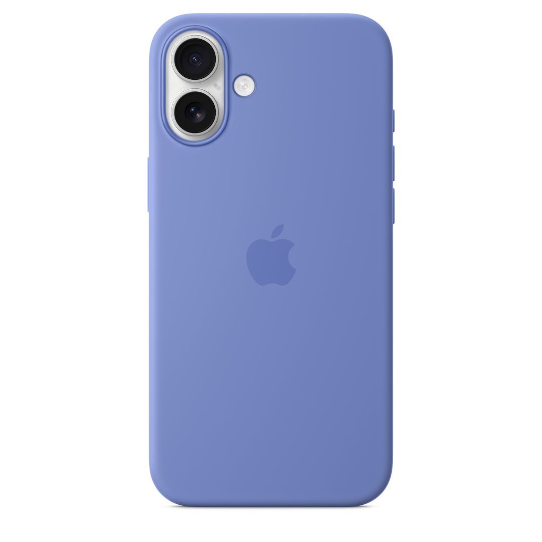 Apple iPhone 16 Plus Silicone Case with MagSafe Periwinkle (Seasonal) Apple iPhone 16 Plus Silicone Case with MagSafe Periwinkle (Seasonal)