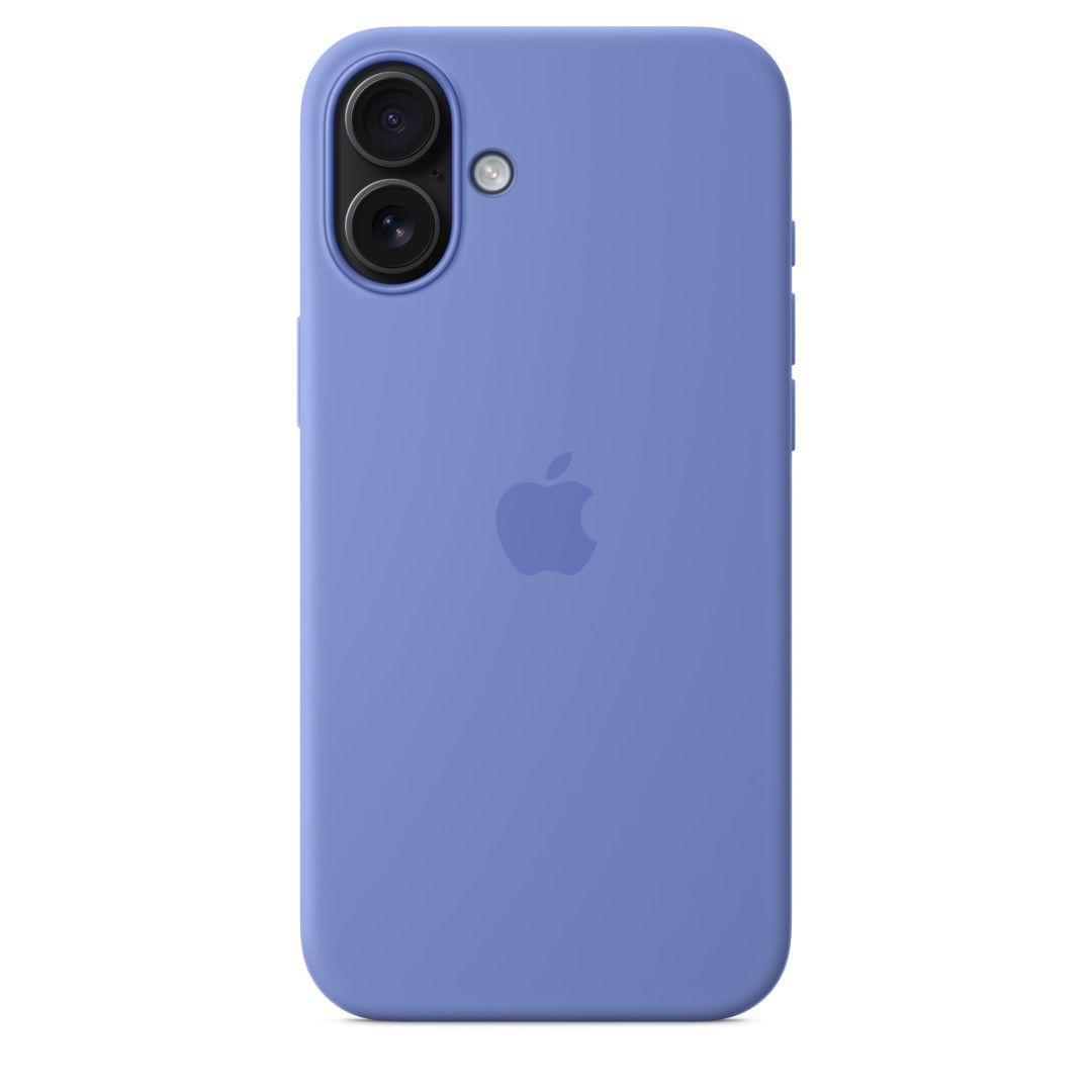 Apple iPhone 16 Plus Silicone Case with MagSafe Periwinkle (Seasonal) Apple iPhone 16 Plus Silicone Case with MagSafe Periwinkle (Seasonal)