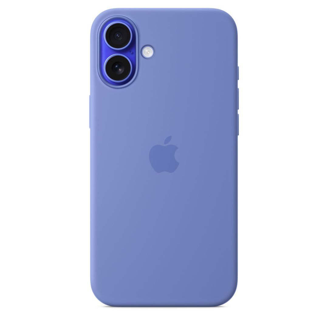 Apple iPhone 16 Plus Silicone Case with MagSafe Periwinkle (Seasonal) Apple iPhone 16 Plus Silicone Case with MagSafe Periwinkle (Seasonal)