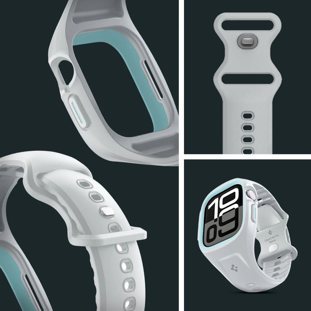 Spigen Liquid Air Pro for Apple Watch 10 46mm Gray