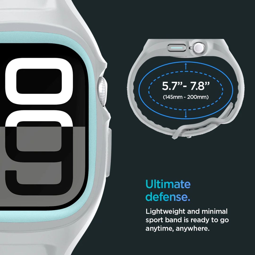 Spigen Liquid Air Pro for Apple Watch 10 46mm Gray